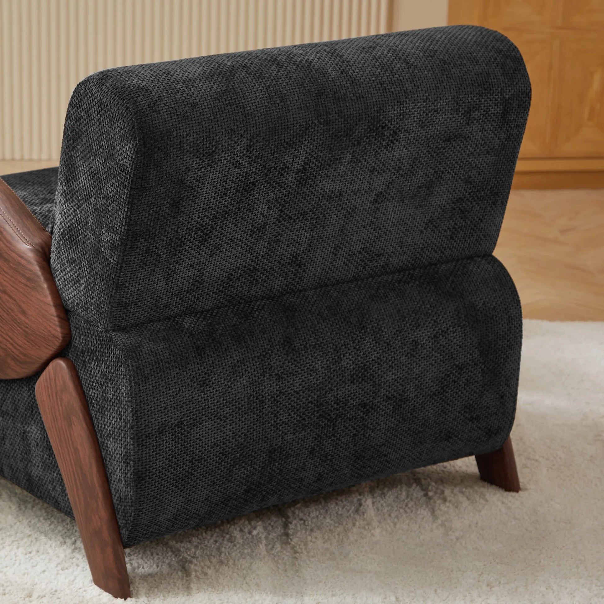 Modern Accent Chair With Comfortable Plush Cushion