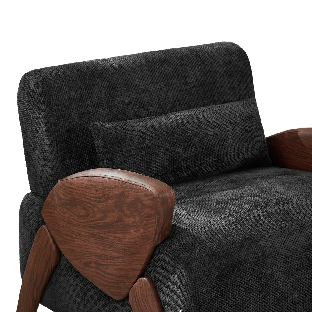 Modern Accent Chair With Comfortable Plush Cushion