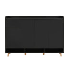 Sleek Modern Shoe Storage Cabinet with Adjustable Shelves