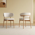 Stylish Mid-Century Modern Wooden Dining Chair Set