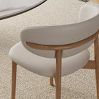 Stylish Mid-Century Modern Wooden Dining Chair Set