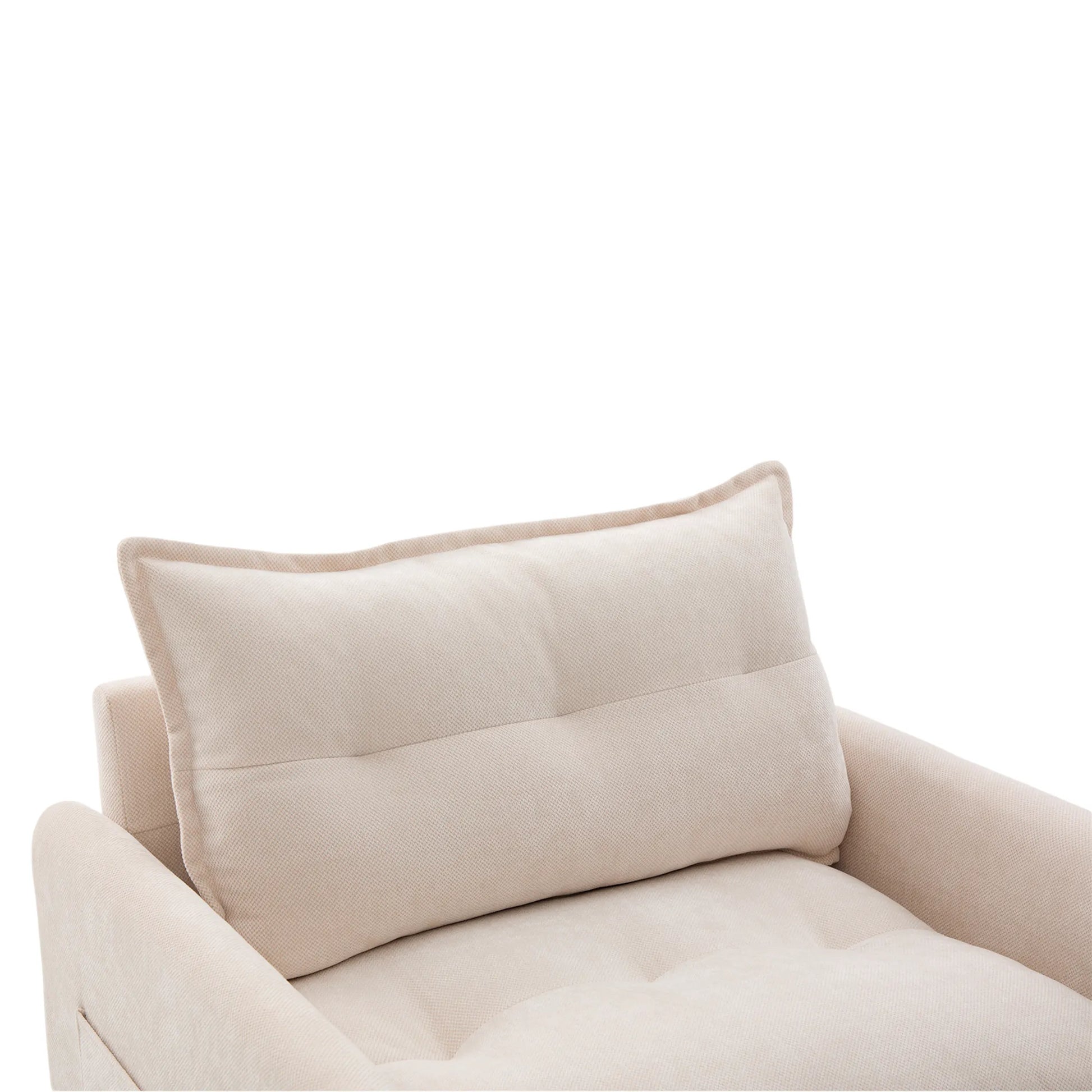 Swivel Barrel Accent Chair, Mid-Century Modern Armchair with Padded Seat