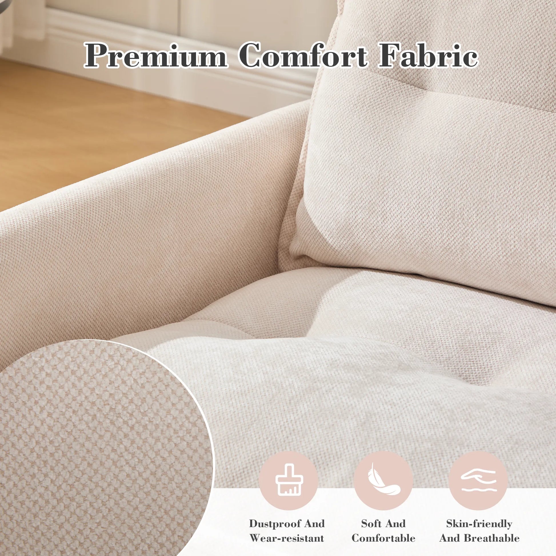Swivel Barrel Accent Chair, Mid-Century Modern Armchair with Padded Seat