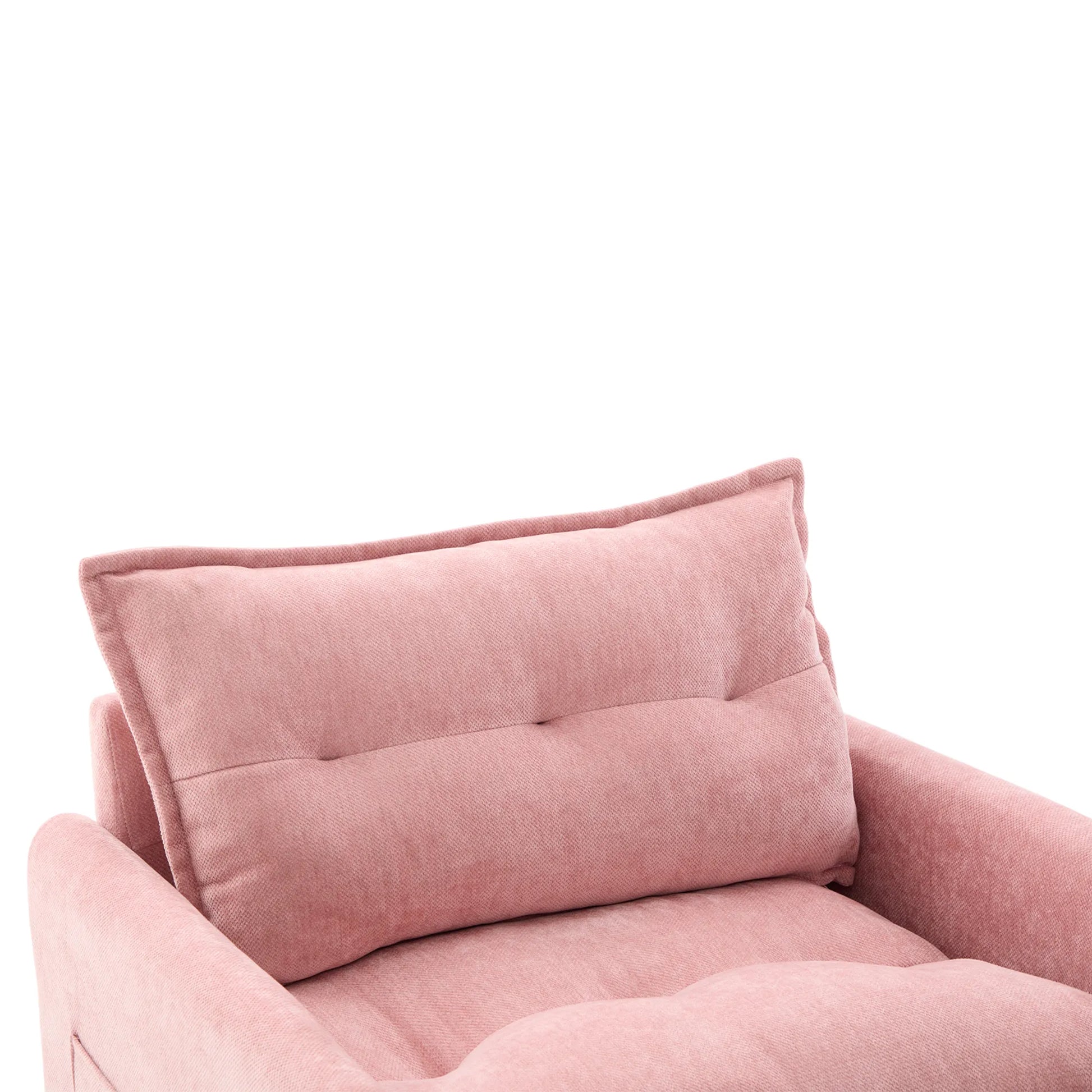 Swivel Barrel Accent Chair, Mid-Century Modern Armchair with Padded Seat