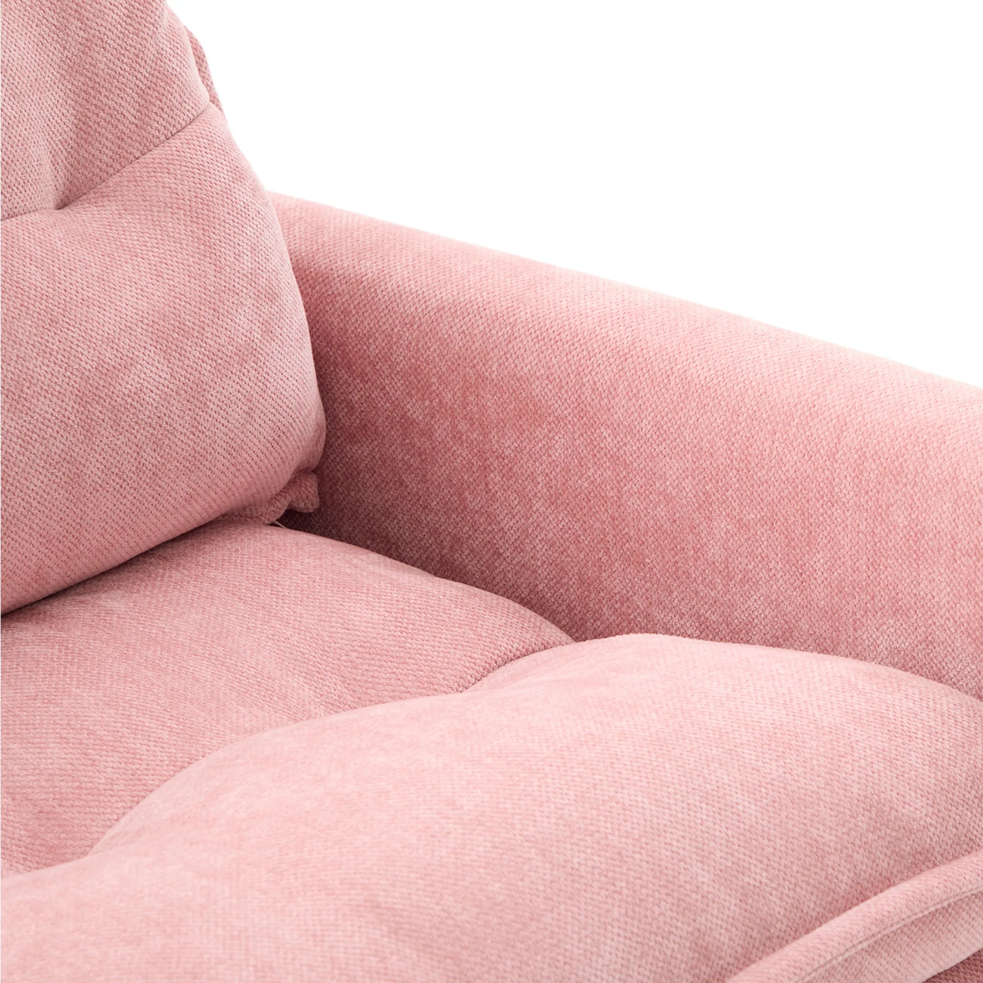 Swivel Barrel Accent Chair, Mid-Century Modern Armchair with Padded Seat