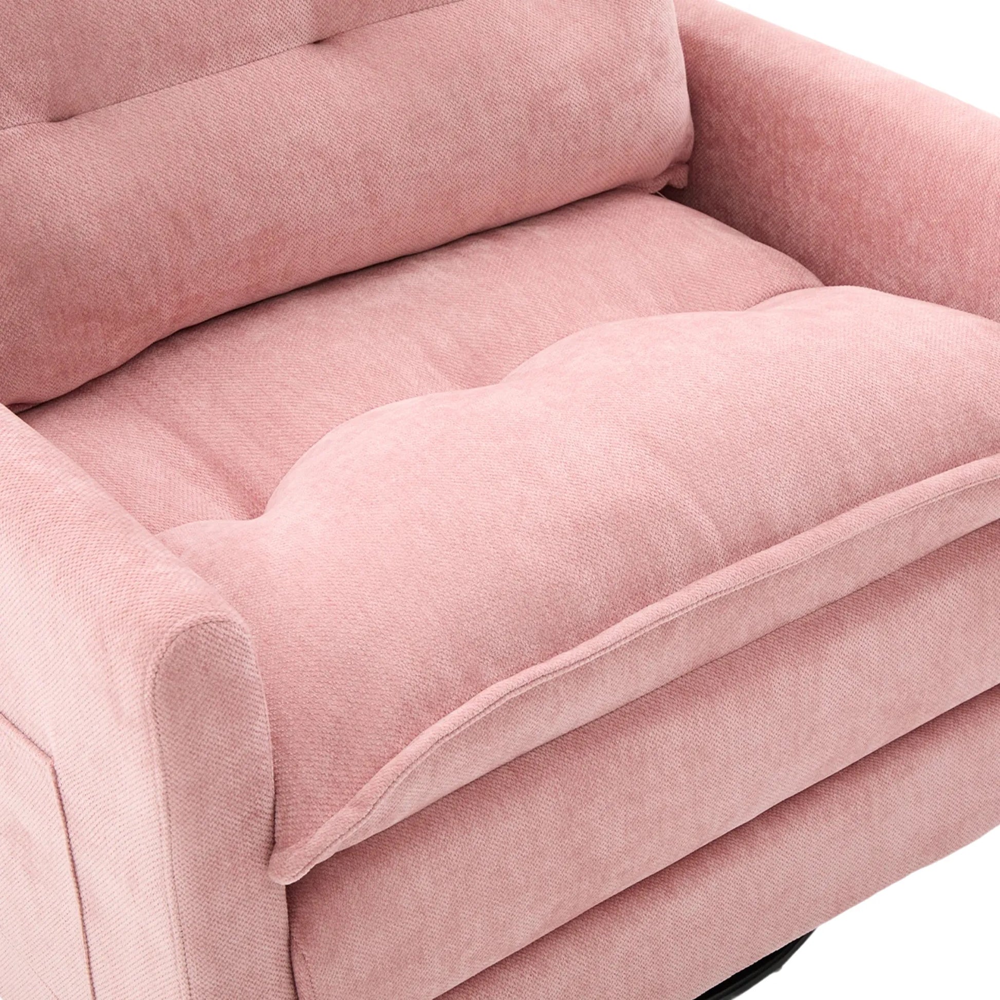 Swivel Barrel Accent Chair, Mid-Century Modern Armchair with Padded Seat