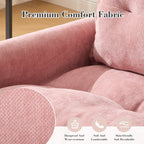 Swivel Barrel Accent Chair, Mid-Century Modern Armchair with Padded Seat