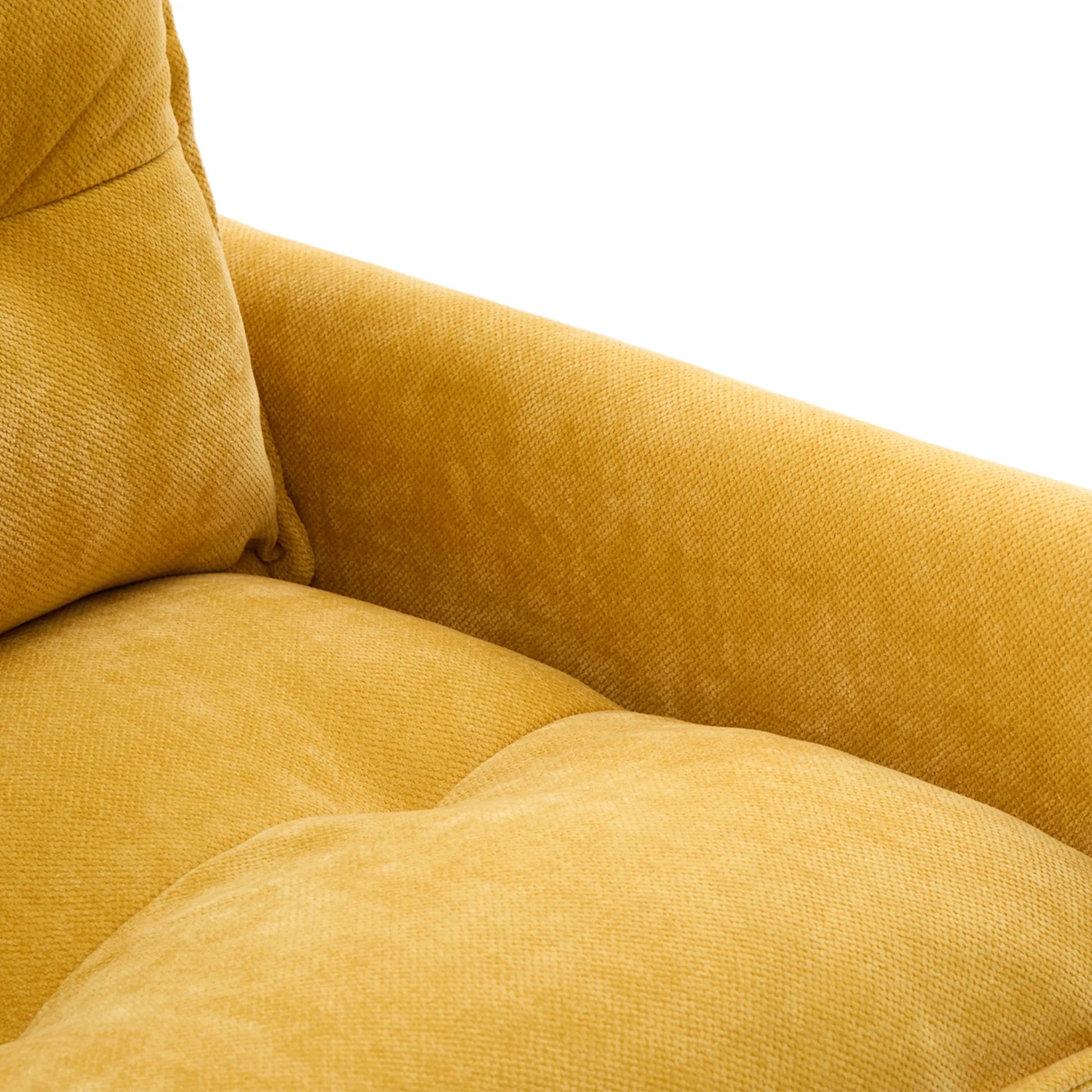 Swivel Barrel Accent Chair, Mid-Century Modern Armchair with Padded Seat
