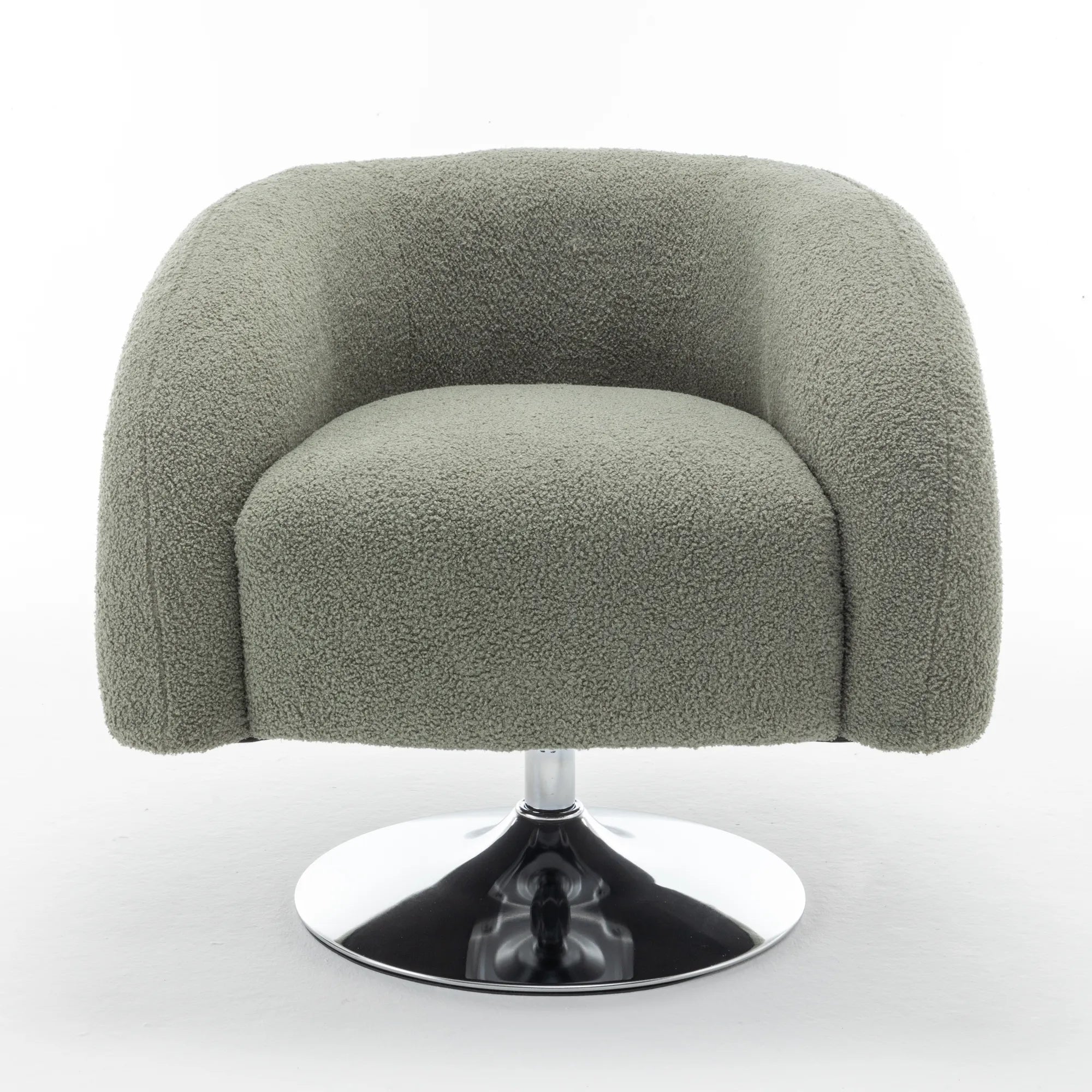 Teddy Fluffy Swivel Accent Chair for Living Room