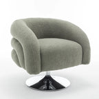Teddy Fluffy Swivel Accent Chair for Living Room