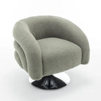 Teddy Fluffy Swivel Accent Chair for Living Room