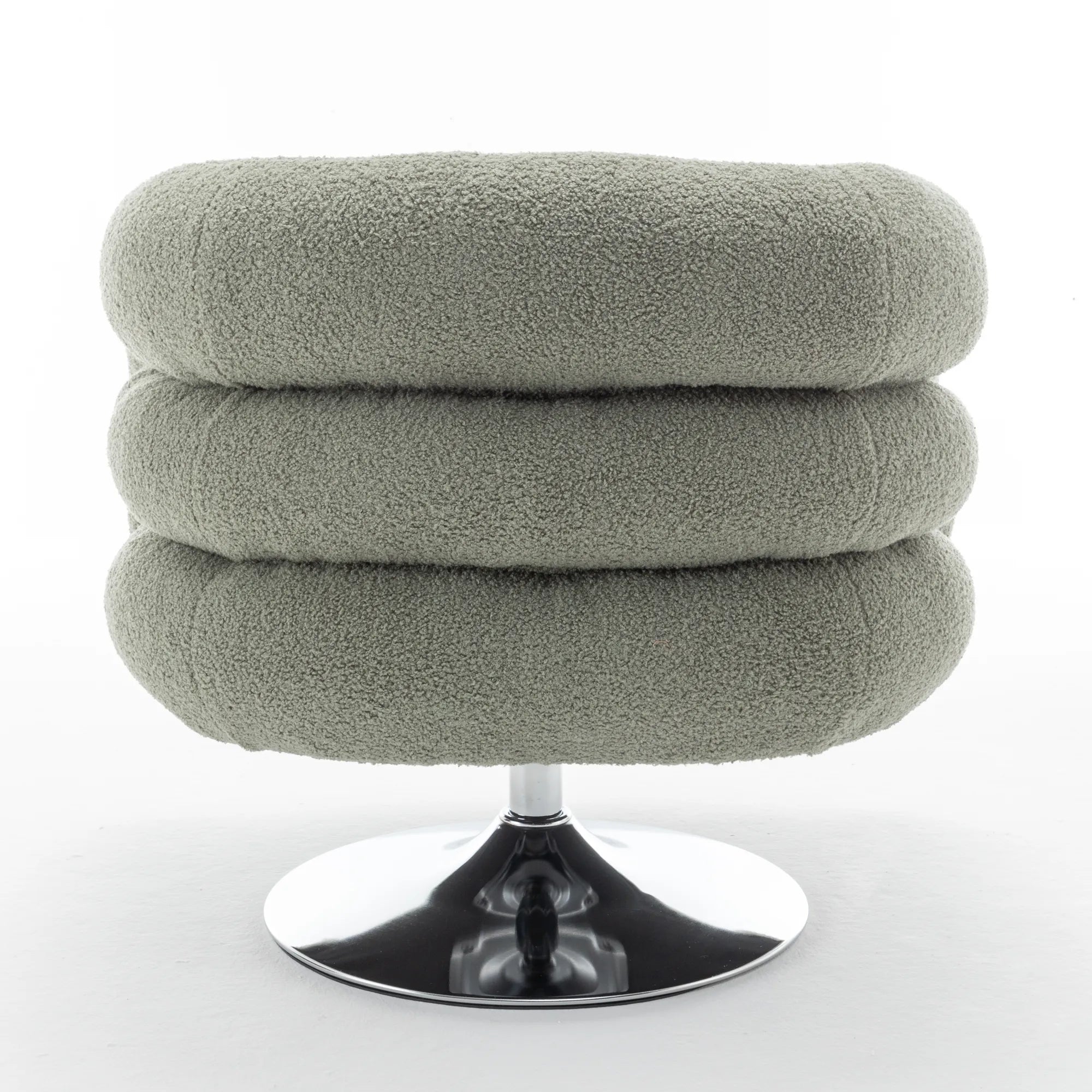 Teddy Fluffy Swivel Accent Chair for Living Room