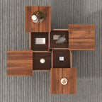 Transferable Modern Coffee Table with Sliding Top Storage