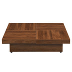 Transferable Modern Coffee Table with Sliding Top Storage