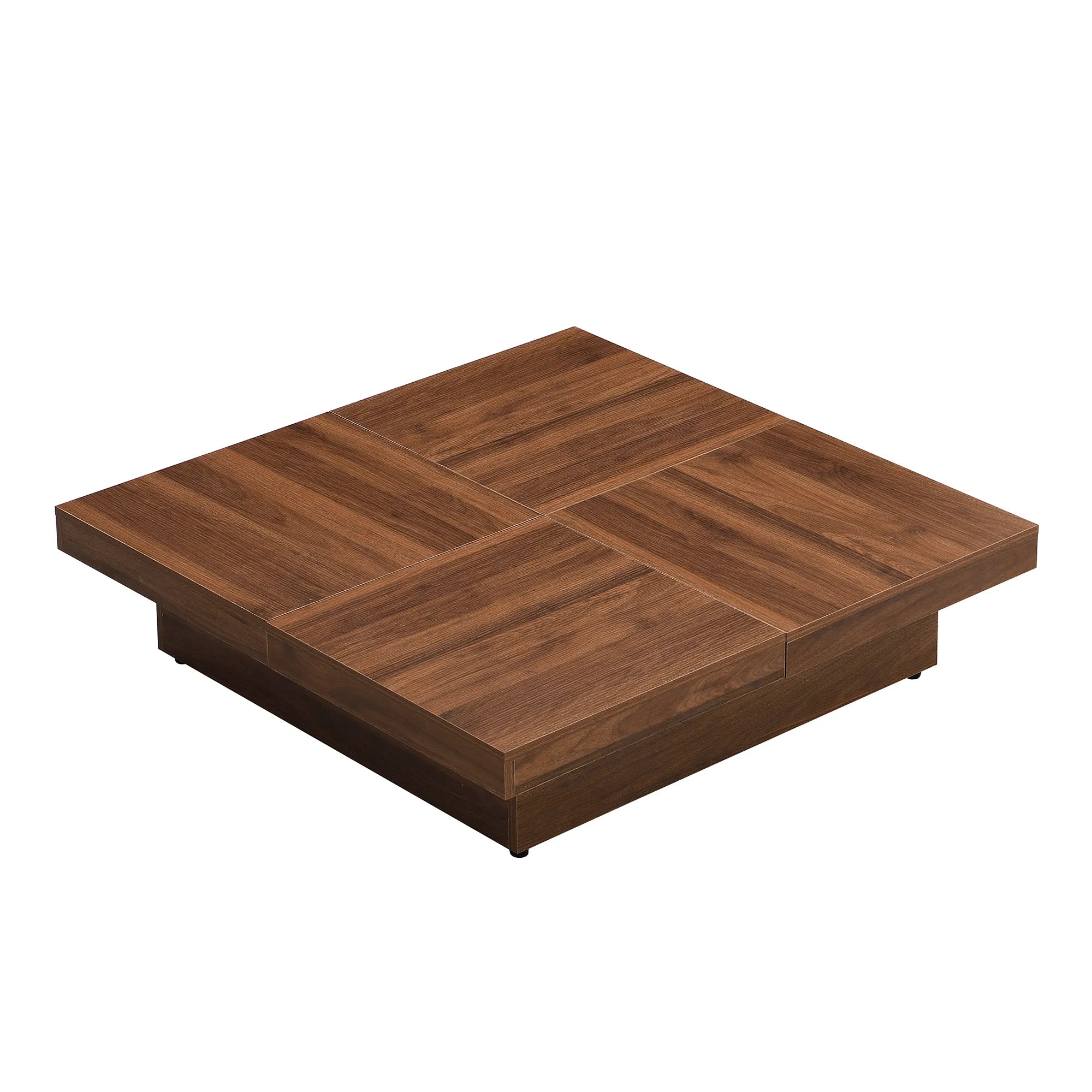 Transferable Modern Coffee Table with Sliding Top Storage