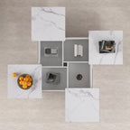 Transferable Modern Coffee Table with Sliding Top Storage