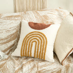 Tufted Arch Throw Pillow Cover