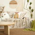 Tufted Arch Throw Pillow Cover