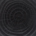 Twist Shape Faux Wood End Table with Natural Grain Texture