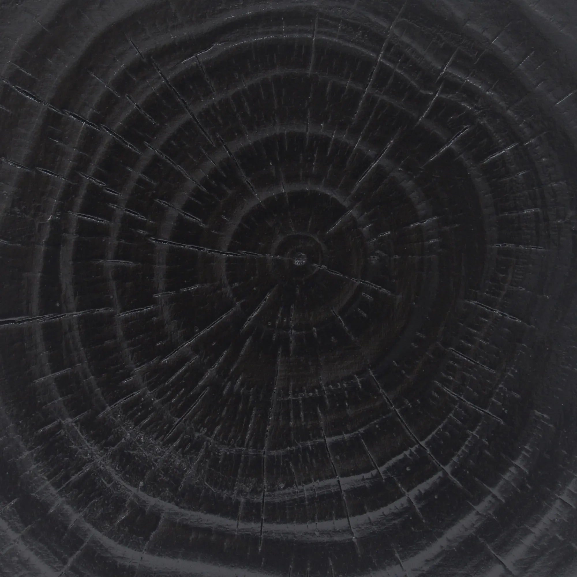 Twist Shape Faux Wood End Table with Natural Grain Texture