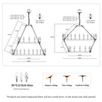 Two-Tier Wagon Wheel Farmhouse Chandelier