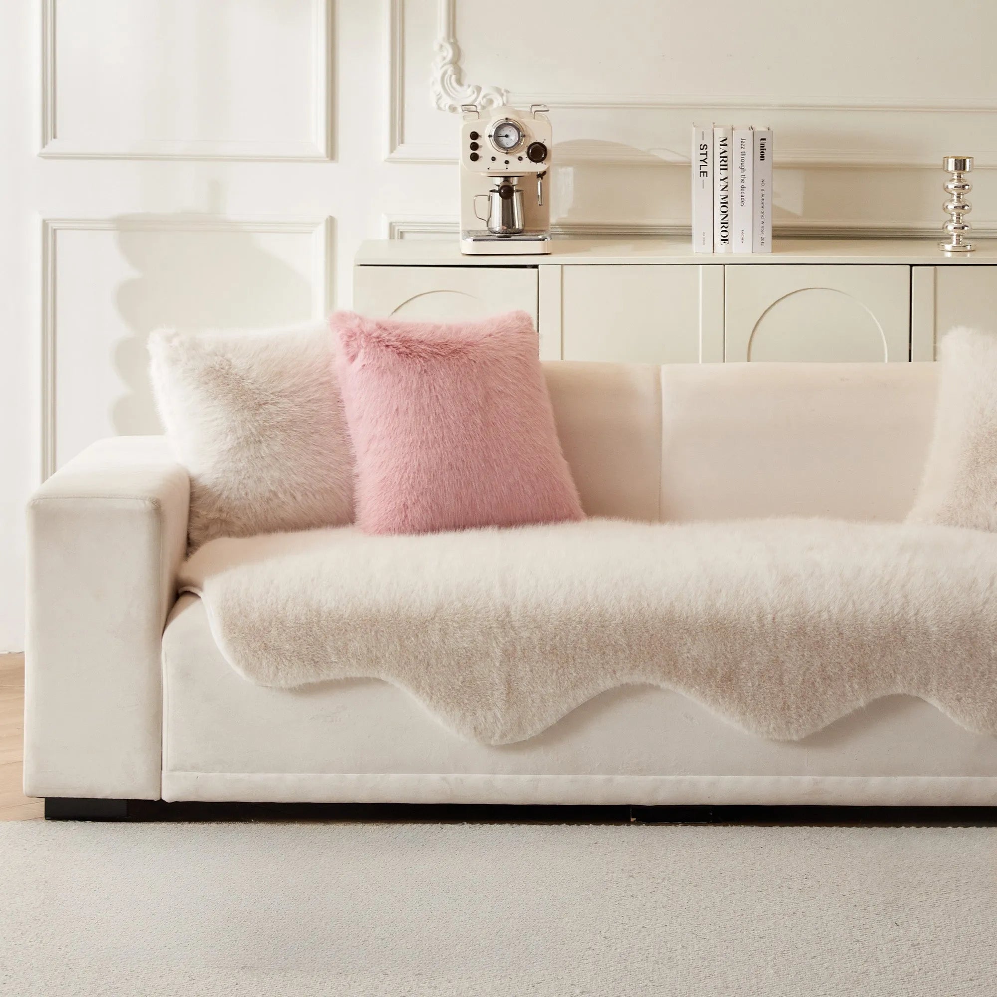 Ultra-Soft Fluffy Sofa Cover