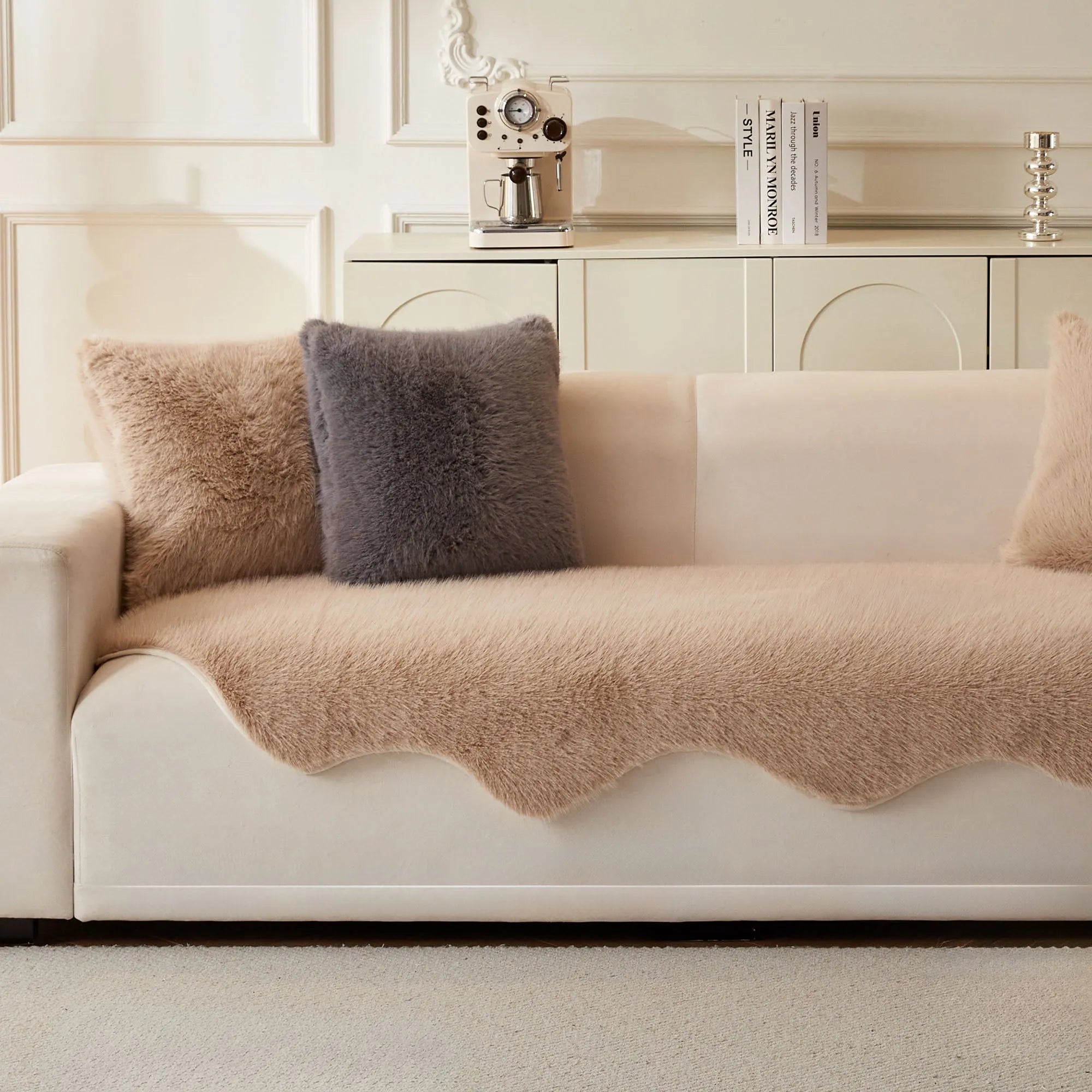 Ultra-Soft Fluffy Sofa Cover