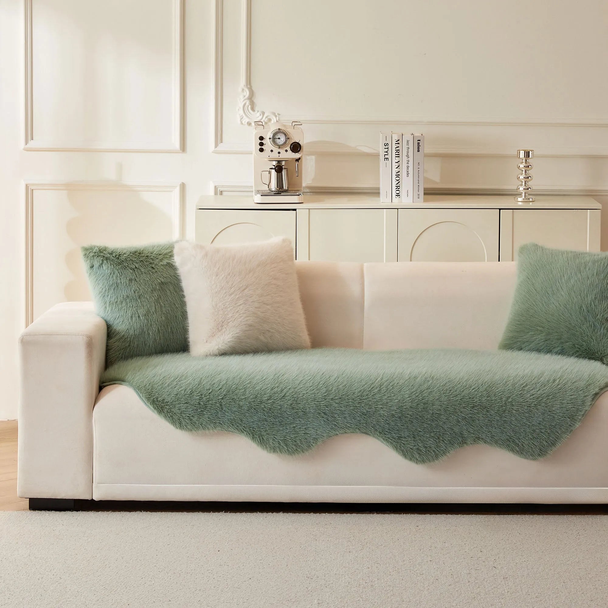 Ultra-Soft Fluffy Sofa Cover
