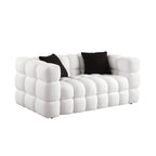 Upholstered Comfy Modern Marshmallow Boucle Sofa