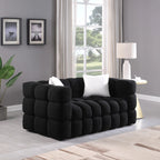 Upholstered Comfy Modern Marshmallow Boucle Sofa