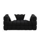 Upholstered Comfy Modern Marshmallow Boucle Sofa