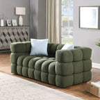 Upholstered Comfy Modern Marshmallow Boucle Sofa