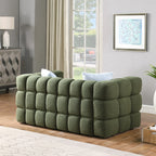 Upholstered Comfy Modern Marshmallow Boucle Sofa