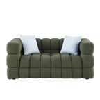Upholstered Comfy Modern Marshmallow Boucle Sofa