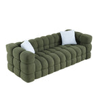 Upholstered Comfy Modern Marshmallow Boucle Sofa