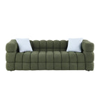 Upholstered Comfy Modern Marshmallow Boucle Sofa