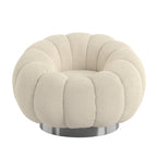 Velvet Pumpkin Lazy Sofa Accent Chair