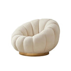 Velvet Pumpkin Lazy Sofa Accent Chair