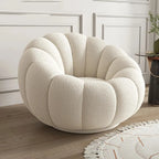 Velvet Pumpkin Lazy Sofa Accent Chair