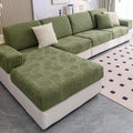 Water-Resistant Honeycomb Jacquard Stretch Sofa Cover, Pet-Proof Protection