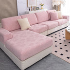 Water-Resistant Honeycomb Jacquard Stretch Sofa Cover, Pet-Proof Protection