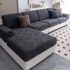 Water-Resistant Honeycomb Jacquard Stretch Sofa Cover, Pet-Proof Protection