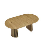 FanciConcept - Extendable Dining Table with Slatted Legs - 15