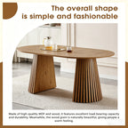 FanciConcept - Extendable Dining Table with Slatted Legs - 3