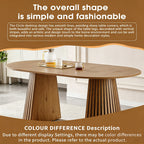 FanciConcept - Extendable Dining Table with Slatted Legs - 7 - F2