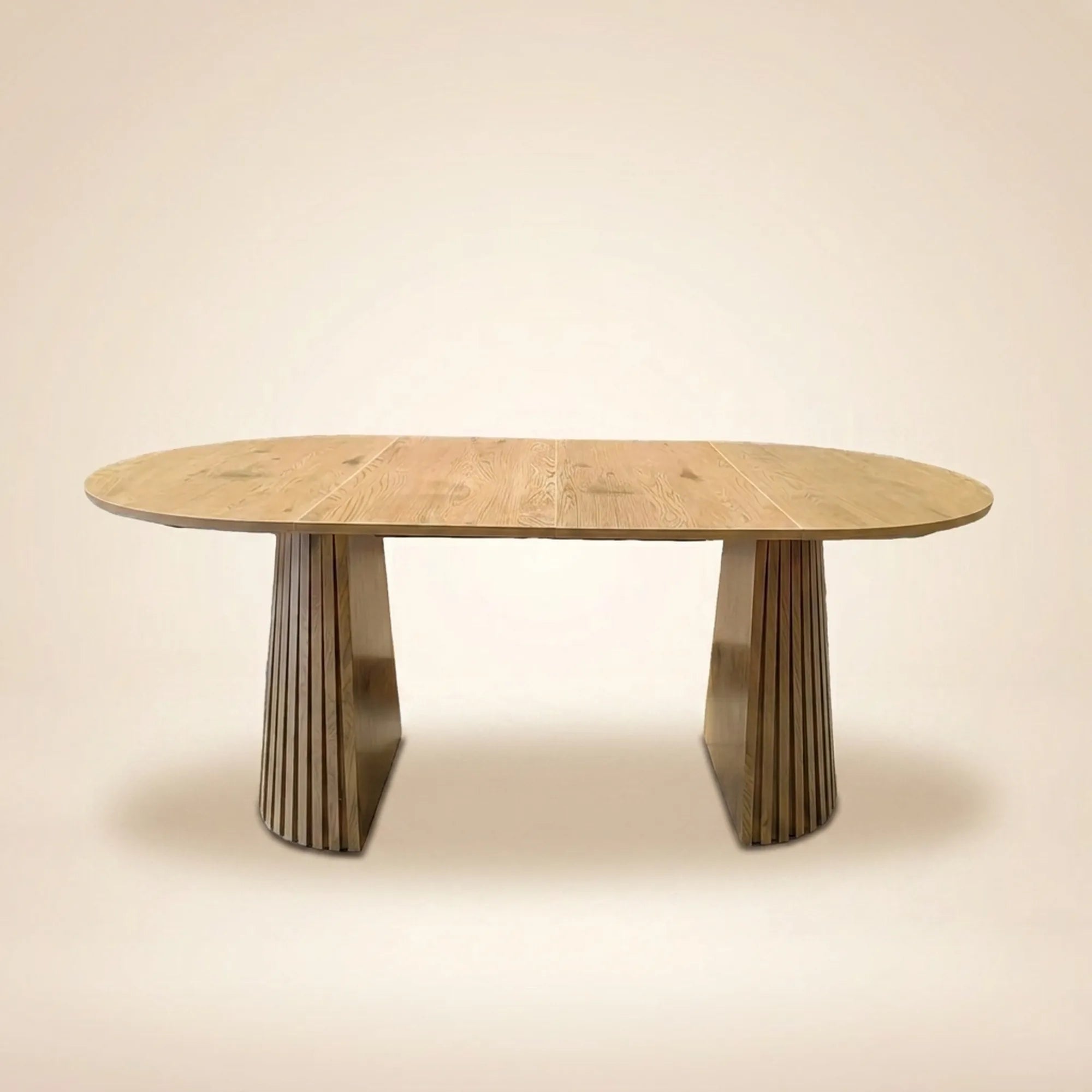 FanciConcept - Extendable Dining Table with Slatted Legs - Main Image